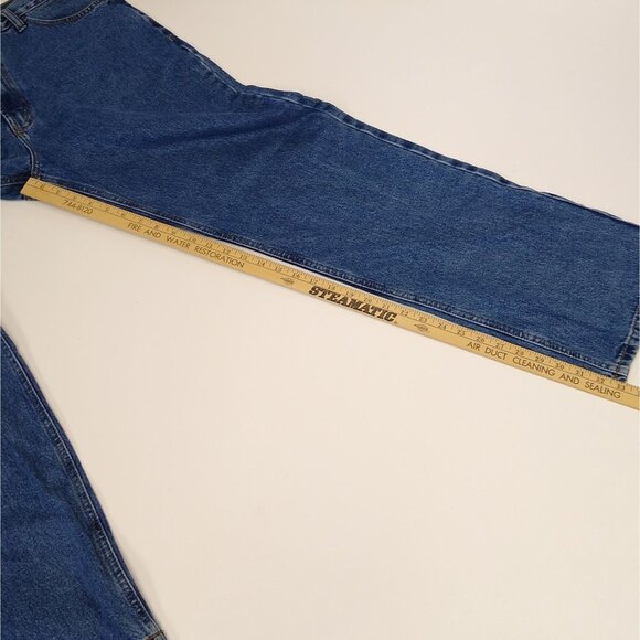 Full Blue Jeans Classic Fit Straight Leg Denim Men's Jeans 38x34 Sits At Waist - Picture 11 of 11